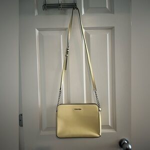 Calvin Klein Light Yellow Crossbody Bag